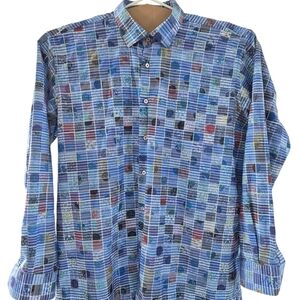 Visconti Black, 2XLT Button Down Shirt